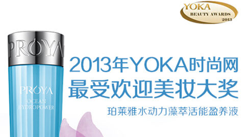 PP王者电子水动力藻萃活能盈养液获YOKA2013年度美妆大奖